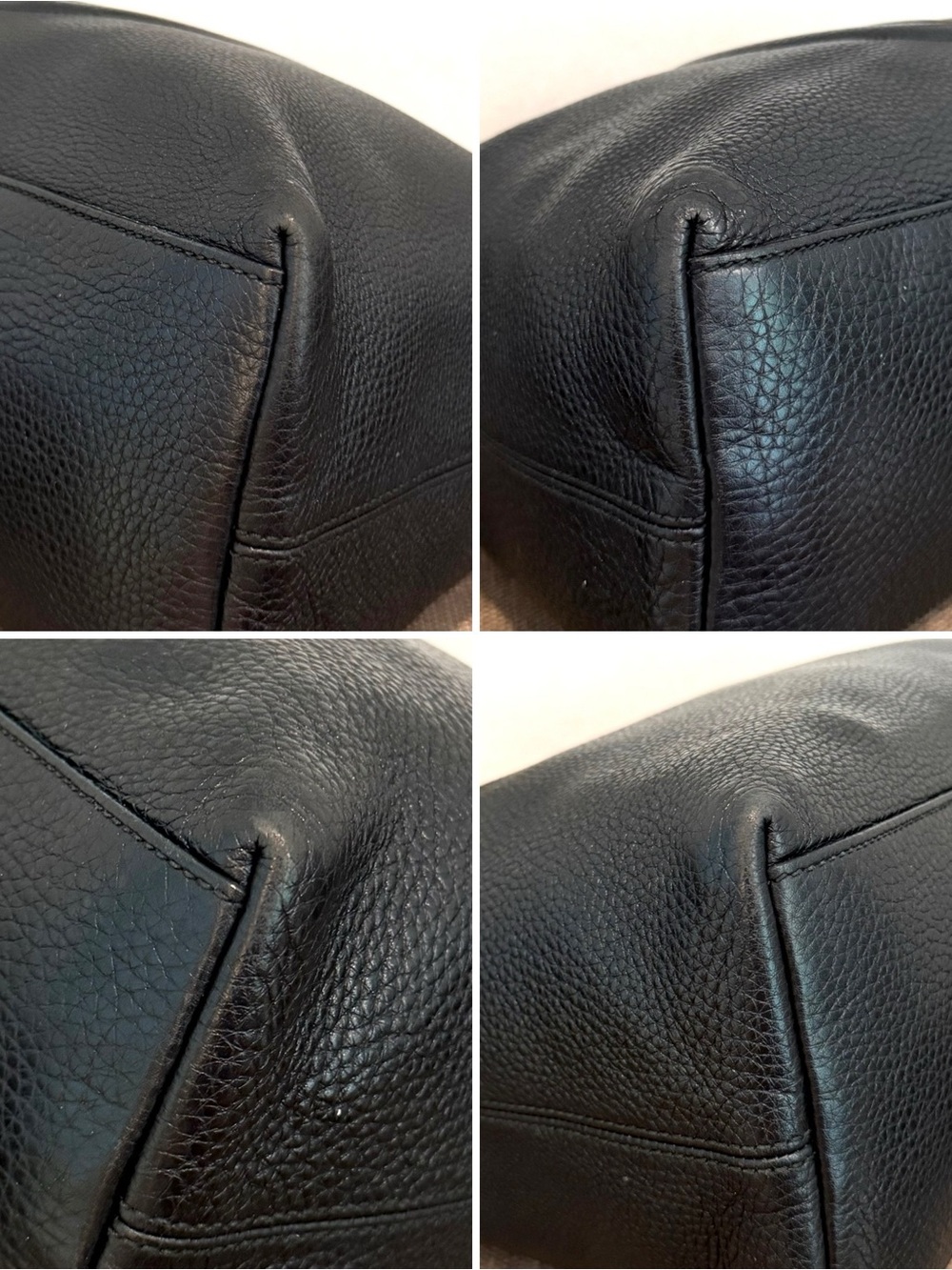 Authentic Gucci Soho shoulder bag black leather gold chain straps medium w box - Picture 14 of 16